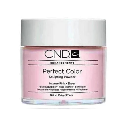 CND Perfect Color Intense Pink félfedő építőpor 104g