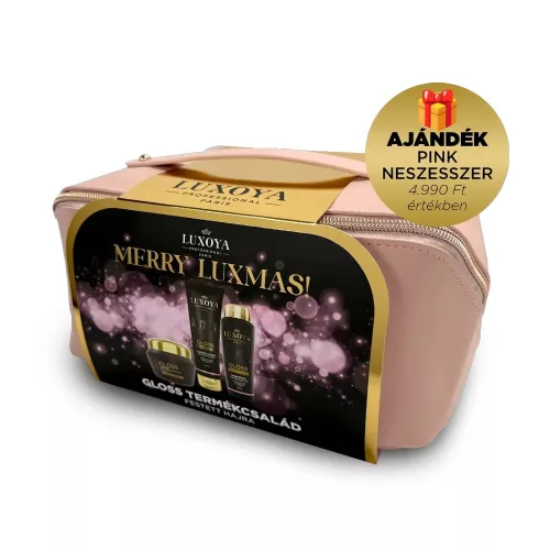 Luxoya GLOSS Karácsonyi Díszcsomag - Pink