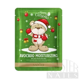 Master Nails Karácsonyi Sadoer Fátyolmaszk / Avokado 25g