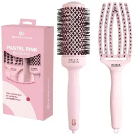 Olivia Garden Pastel Pink Brush Kit 2db-os Kefe szett