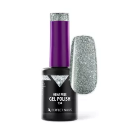 Perfect Nails HEMA FREE Gél Lakk - 134 Glam Silver - 8ml