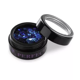   Perfect Nails Körömdíszítő Glitter - Multisize - #6 Kék