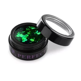  Perfect Nails Körömdíszítő Glitter - Multisize - #7 Zöld