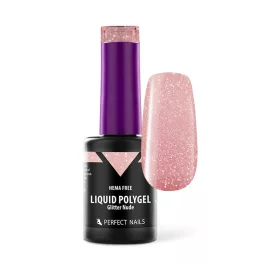 Perfect Nails Liquid Polygel - Glitter Nude - 8ml