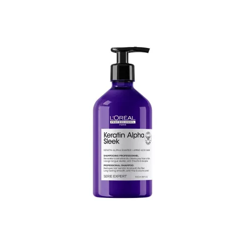 L'Oréal Serie Expert Keratin Alpha Sleek Sampon 500ml adagolós
