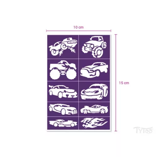 TyToo Racing Rebels Sablon szett 10db