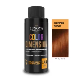   Luxoya Color Dimension 7.43/7CG 60ml Ápoló tartós hajszínező