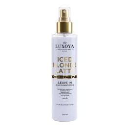   Luxoya Iced Blonde Latte 200ml - multifunkcionális hajban maradó hajápoló szőkített hajra