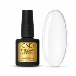   CND Shellac géllakk Duraforce Top Coat 12,5ml Színtelen Fedőlakk