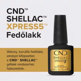CND Shellac géllakk Xpress5 Top Coat 12,5ml