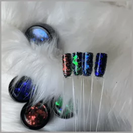 Körömdíszítő por- és glitter